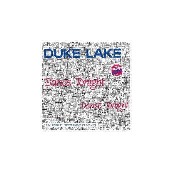 DUKE LAKE - Dance Tonight / színes vinyl bakelit maxi / "12