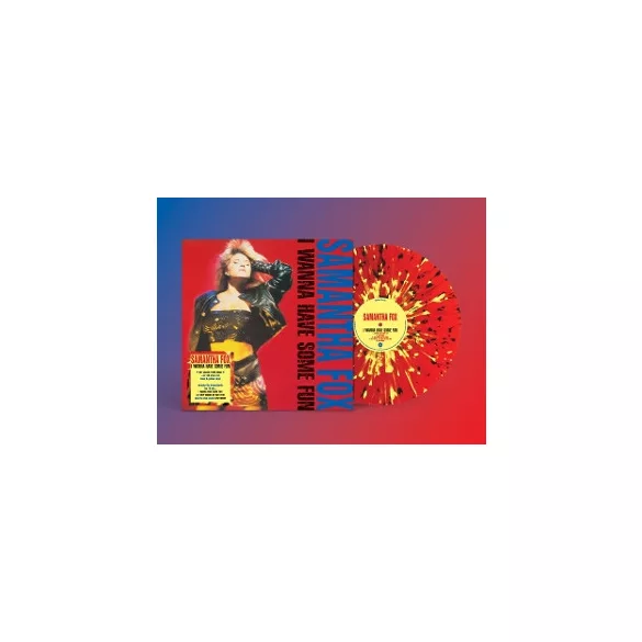 SAMANTHA FOX - I Wanna Have Some Fun / színes vinyl bakelit / LP 