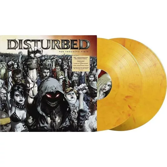 DISTURBED - Ten Thousand Fists / színes vinyl bakelit / 2xLP
