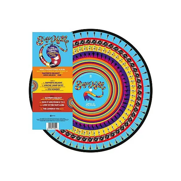 SUGARHILL GANG - Essential Cuts / zoetrope vinyl bakelit / LP