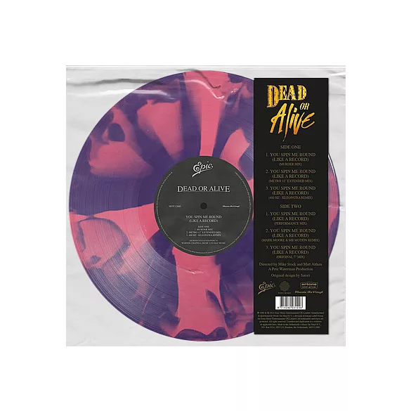 DEAD OR ALIVE - You Spin Me Round (Like A Record) / színes vinyl bakelit maxi / 12"