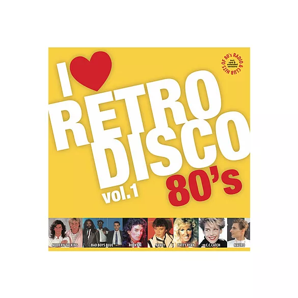 VÁLOGATÁS - I Love Retro Disco 80's  - Vol. 1 / vinyl bakelit / LP