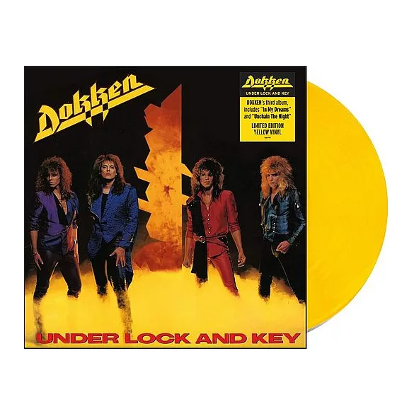 DOKKEN - Under Lock And Key / színes vinyl bakelit / LP