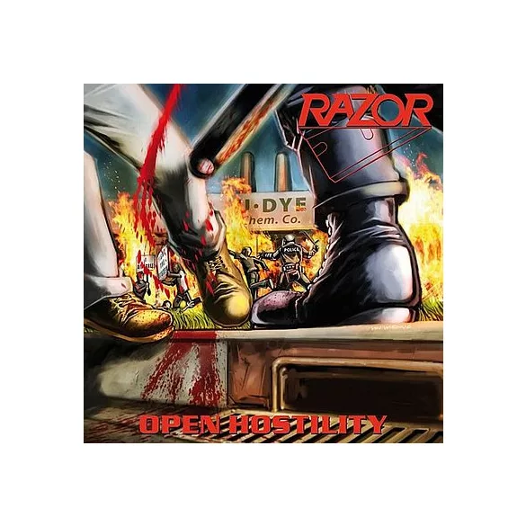 RAZOR - Open Hostility / színes vinyl bakelit / LP