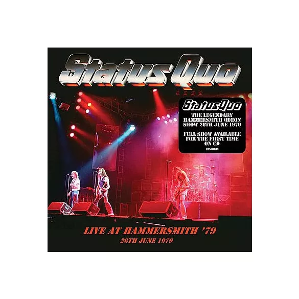 STATUS QUO - Live In Hammersmith 1979 / 2cd / CD