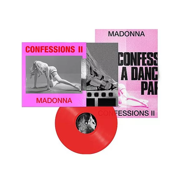 MADONNA - Confessions II / red vinyl bakelit / LP