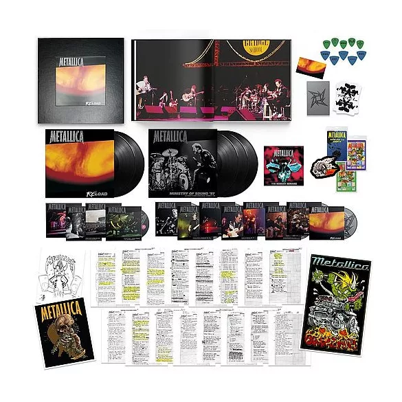 METALLICA - ReLoad / 1x7"+5xlp +15xcd +4xdvd / BOX