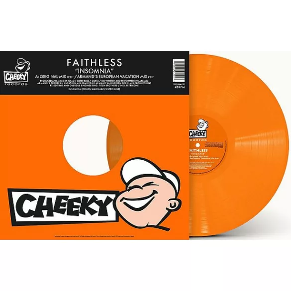 FAITHLESS - Insomnia / színes vinyl bakelit maxi  / 12"