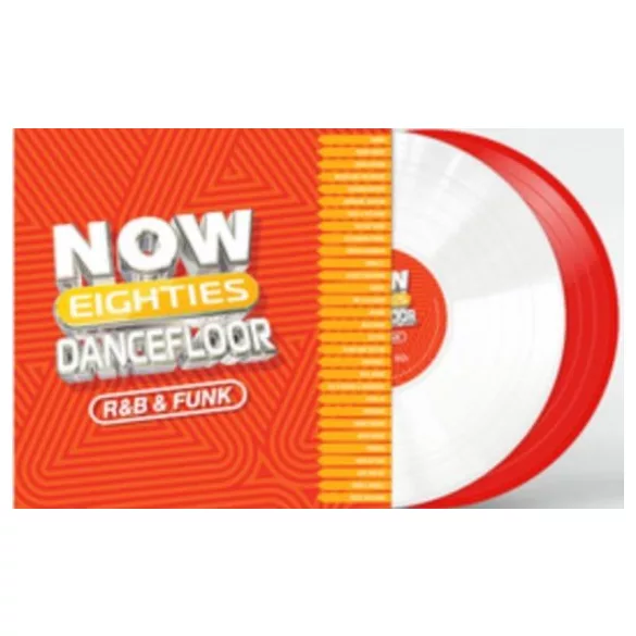 VÁLOGATÁS - Now Eighties Dancefloor R&B & Funk / színes vinyl bakelit / 2xLP 