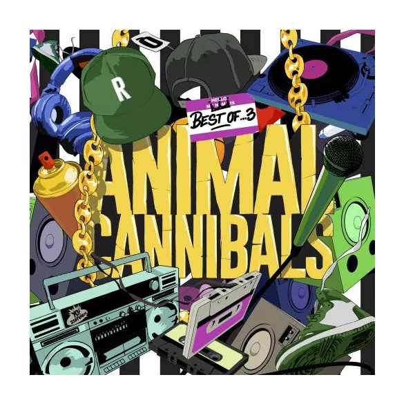 ANIMAL CANNIBALS - Best Of 3. / zöld vinyl bakelit / LP