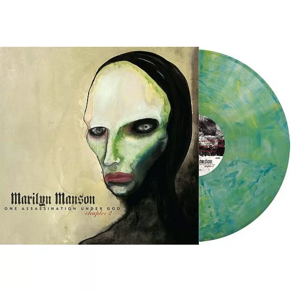 MARILYN MANSON - One Assassination Under God - Chapter 2 / green blue vinyl bakelit / LP