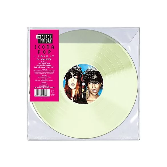 ICONA POP - I Love It  / színes vinyl bakelit maxi / 12" 