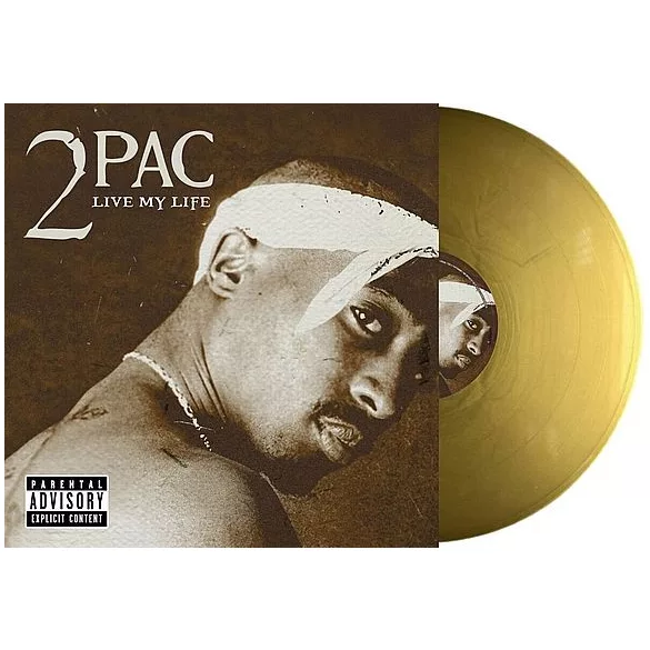 2PAC - Live My Life / színes vinyl bakelit / LP