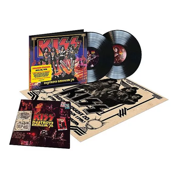 KISS - Destroys Anaheim '76 / vinyl bakelit / 2xLP