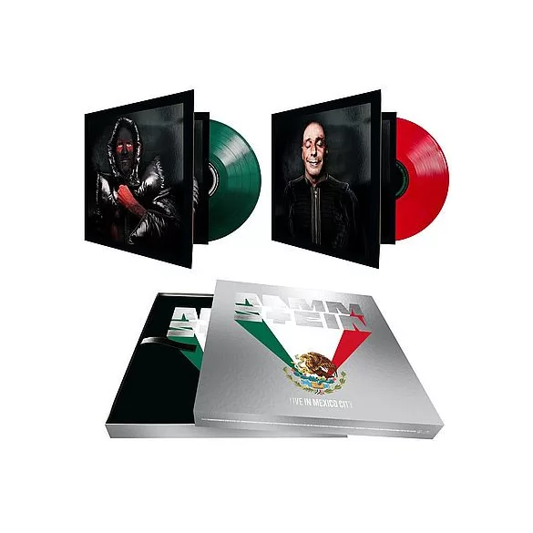 RAMMSTEIN - Live In Mexico City / színes vinyl bakelit box / 4xLP 