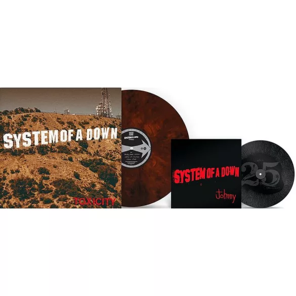 SYSTEM OF A DOWN - Toxicity 1x7"+1xlp / színes vinyl bakelit / LP