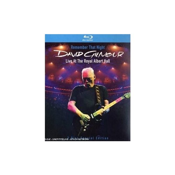 DAVID GILMOUR - Remember That Night / blu-ray / BRD