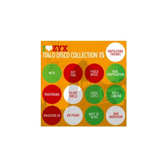 VÁLOGATÁS - I Love ZYX Italo Disco Collection vol.15. (3cd) CD