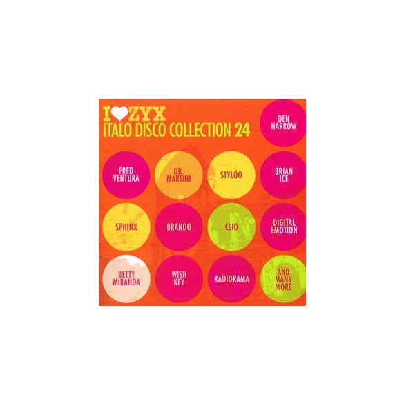 VÁLOGATÁS - I Love ZYX Italo Disco Collection vol.24. / 3CD