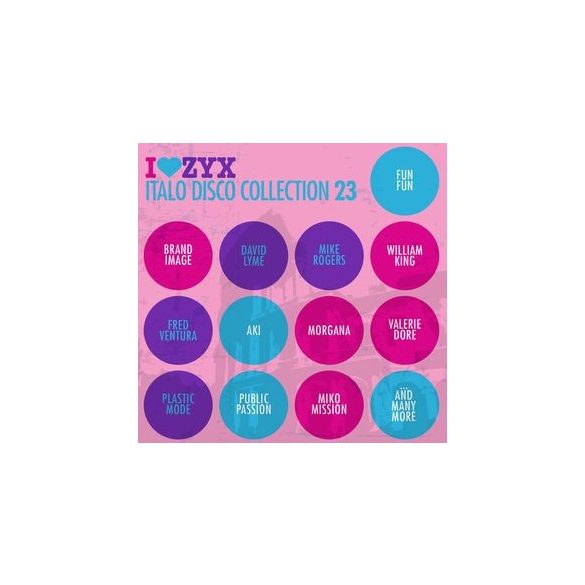 VÁLOGATÁS - I Love ZYX Italo Disco Collection vol.23. / 3cd / CD