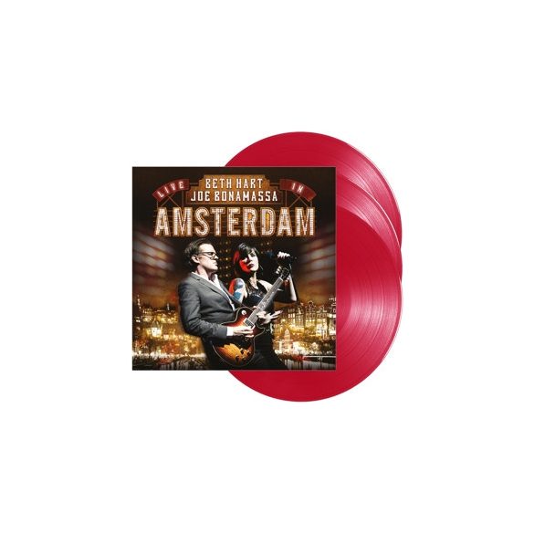BETH HART & JOE BONAMASSA - Live In Amsterdam / színes vinyl bakelit / 3xLP