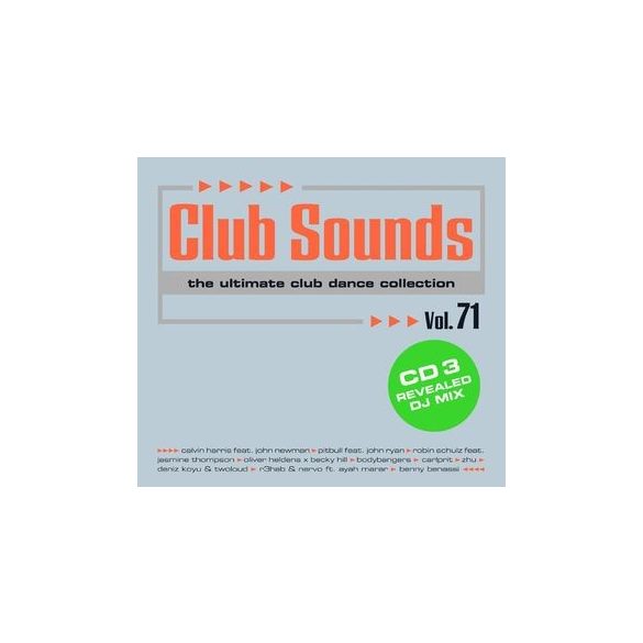 VÁLOGATÁS - Club Sounds vol.71 / 3cd digipack / CD