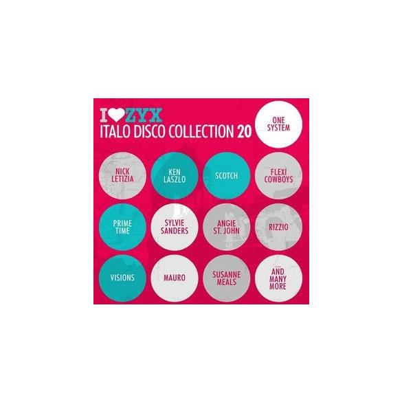 VÁLOGATÁS - I Love ZYX Italo Disco Collection vol.20. / 3cd / CD