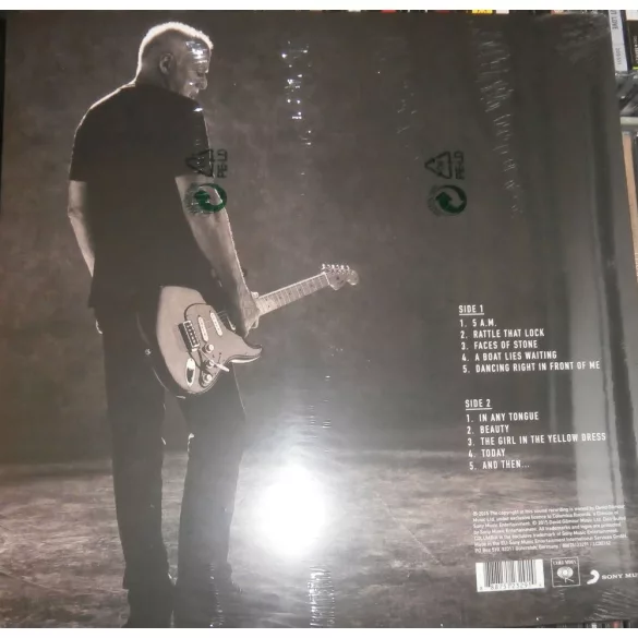 DAVID GILMOUR - Rattle That Lock / vinyl bakelit / LP
