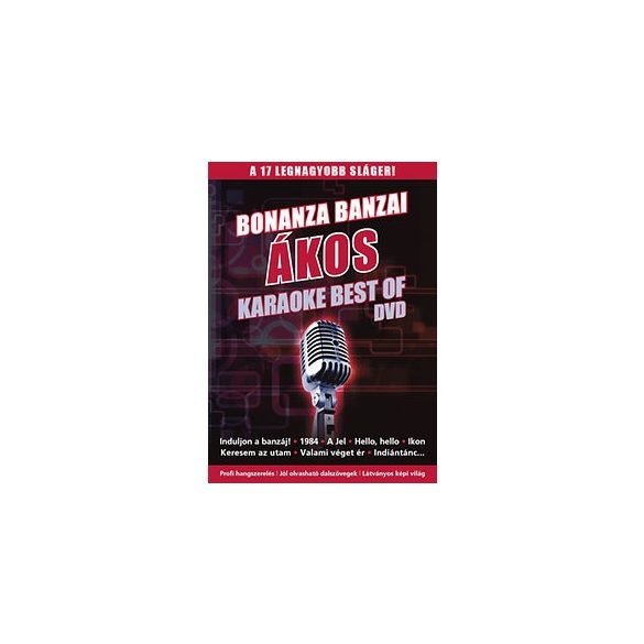 MAGYAR KARAOKE - Bonanza Banzai és Ákos Dalok DVD