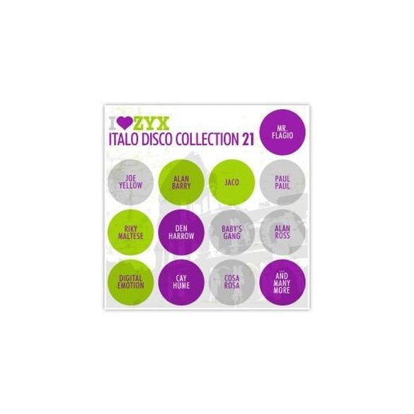 VÁLOGATÁS - I Love ZYX Italo Disco Collection vol.21. / 3cd / CD