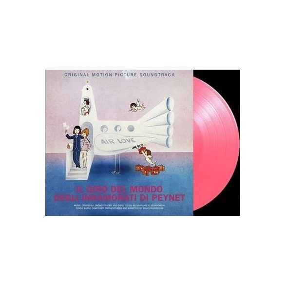 FILMZENE - Il Giro Del Mondo Degli Innamorati Di Peynet by Morricone / limitált színes vinyl bakelit / LP
