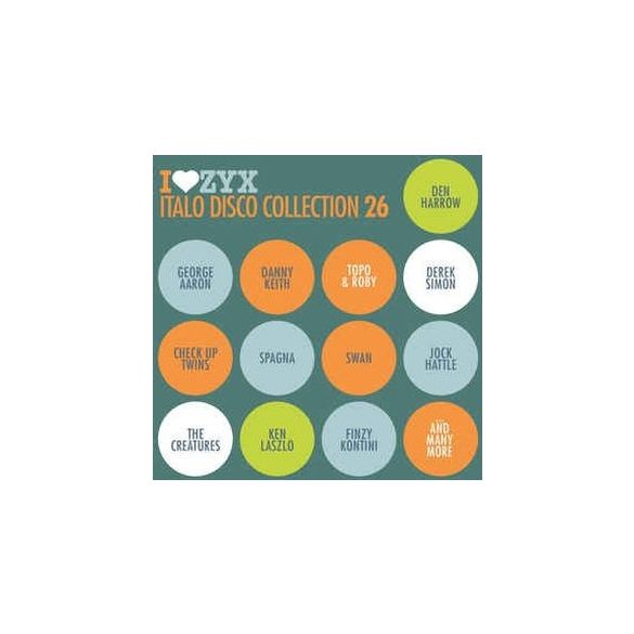 VÁLOGATÁS - I Love ZYX Italo Disco Collection vol.26. / 3cd / CD