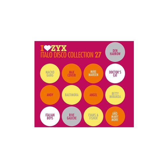 VÁLOGATÁS - I Love ZYX Italo Disco Collection vol.27. / 3cd / CD