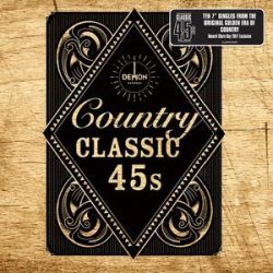   VÁLOGATÁS - Country Classics 45's / vinyl bakelit kislemez box / 10xSP