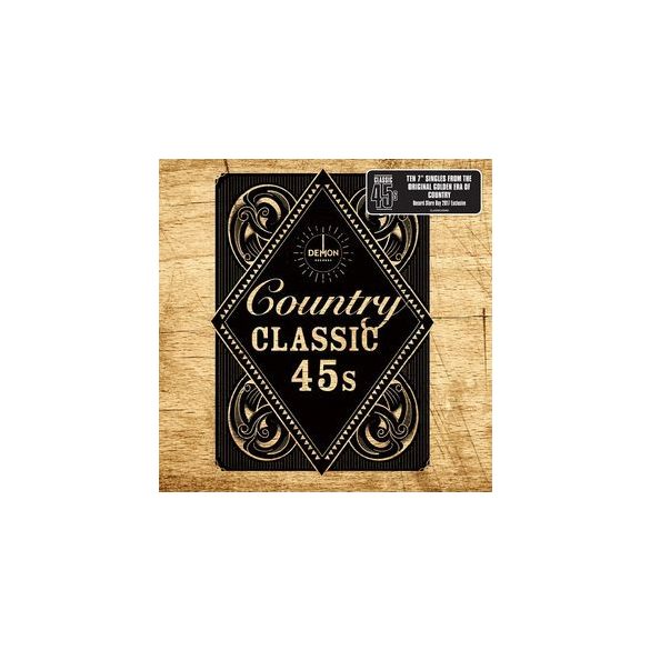 VÁLOGATÁS - Country Classics 45's / vinyl bakelit kislemez box / 10xSP