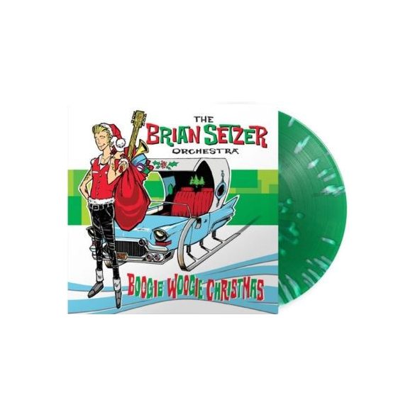 BRIAN SETZER  ORCHESTRA - Boogie Woogie Christmas / limitált színes vinyl bakelit / LP