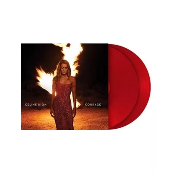 CELINE DION - Courage / színes vinyl bakelit / 2xLP
