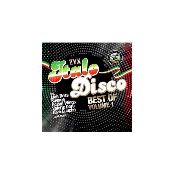 VÁLOGATÁS - ZYX Italo Disco Best Of vol.1 / limitált színes vinyl bakelit / 2xLP
