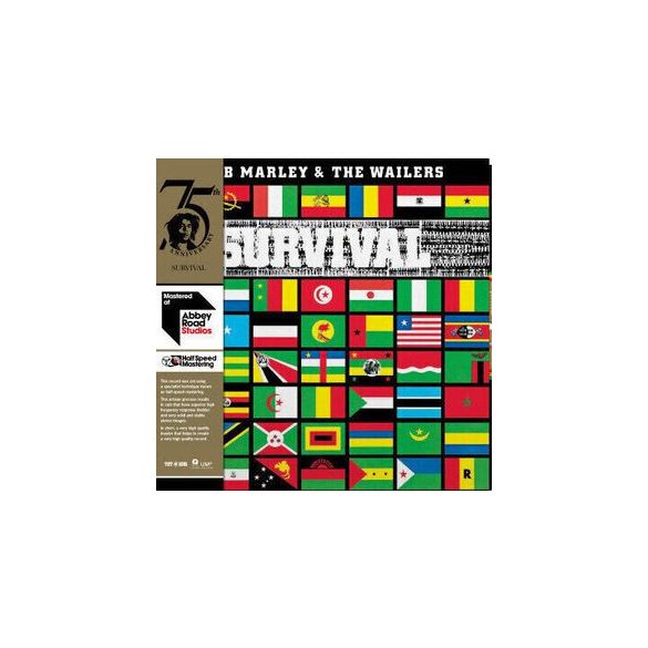 BOB MARLEY - Survival / half speed master vinyl bakelit / LP