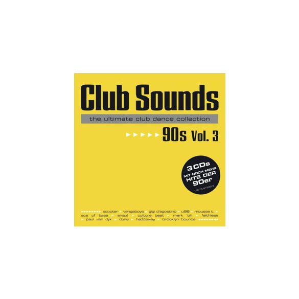 VÁLOGATÁS - Club Sounds 90's vol.3 / 3cd / CD