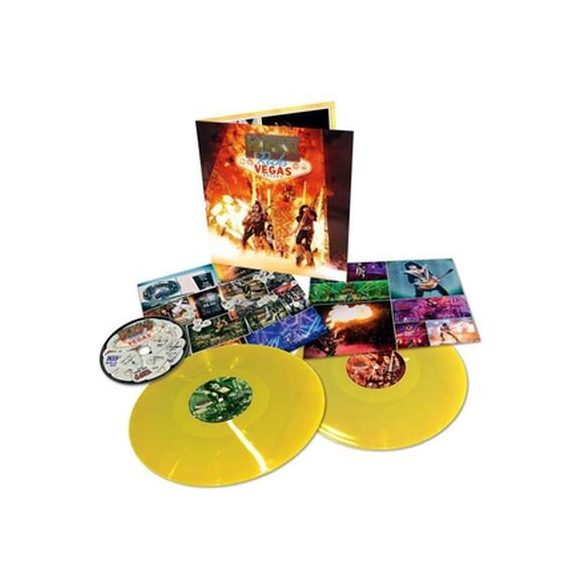 KISS - Rock In Vegas / színes vinyl bakelit + dvd / 2xLP