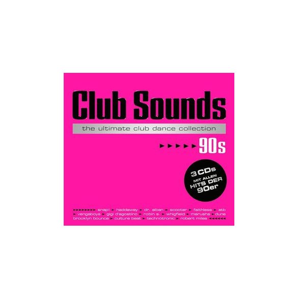 VÁLOGATÁS - Club Sounds 90's / 3cd / CD