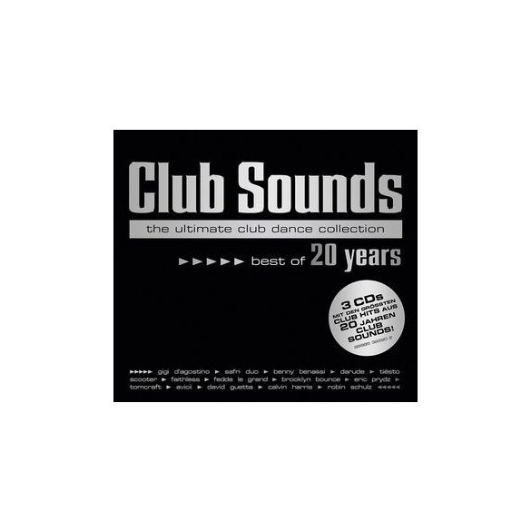 VÁLOGATÁS - Club Sounds Best Of 20 Years / 3cd / CD