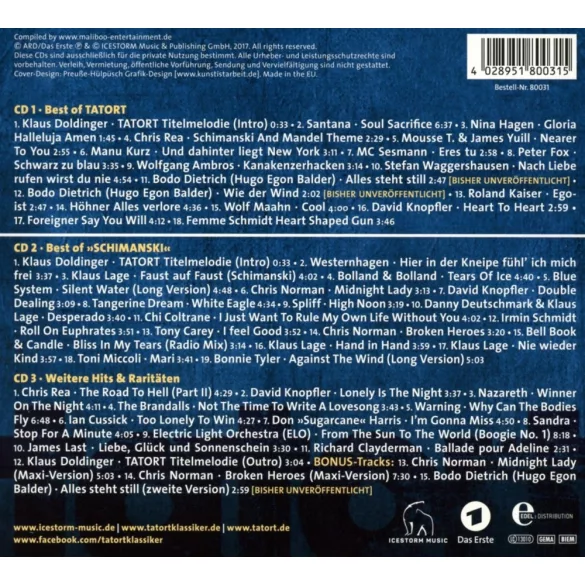 FILMZENE - Best Of Tatort / 3cd / CD