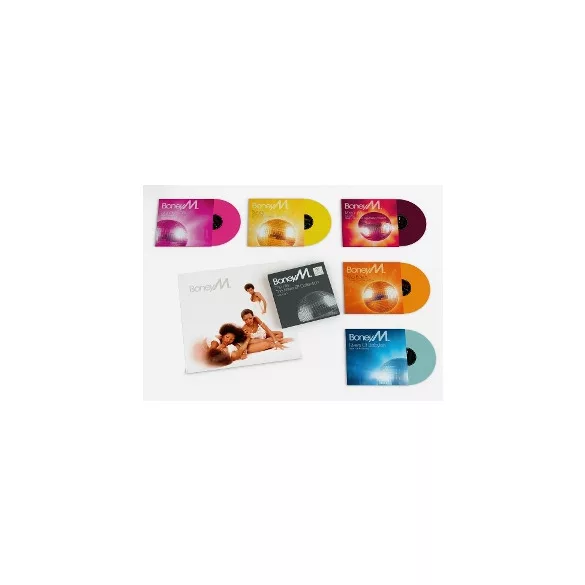 BONEY M - The Hits Mixes EP Collection volume 1 / színes vinyl bakelit maxi box 5x12" / Vinyl box
