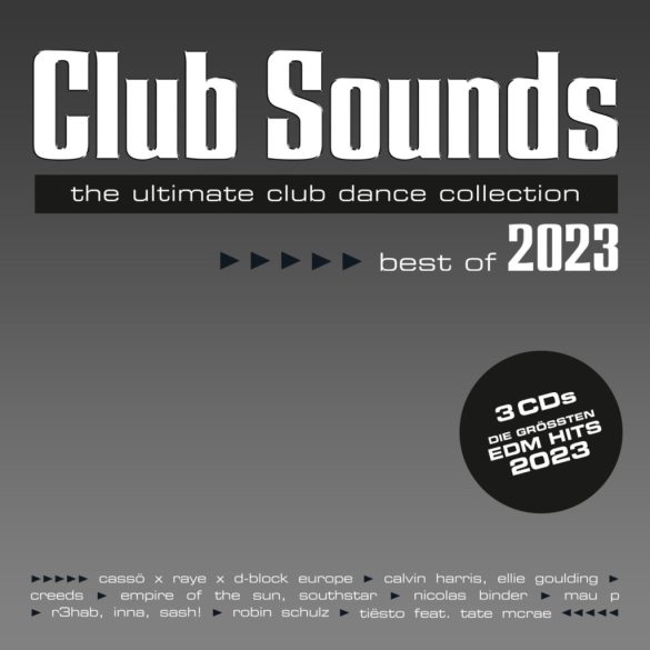 VÁLOGATÁS - Club Sounds Best Of 2023  / 3cd / CD