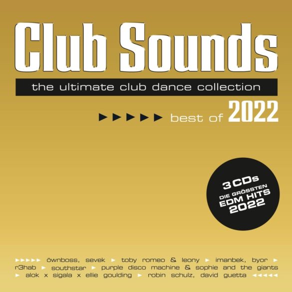 VÁLOGATÁS - Club Sounds Best Of 2022  / 3cd / CD